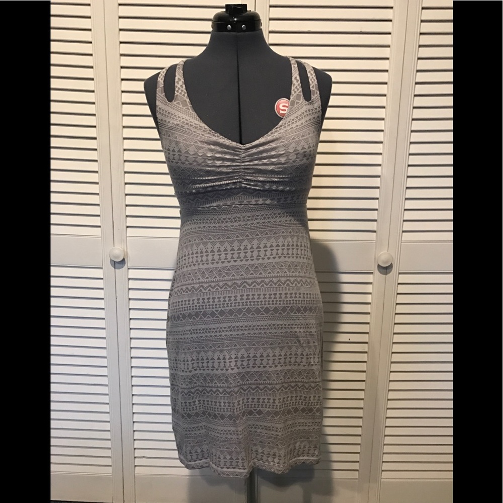 Cross back dress